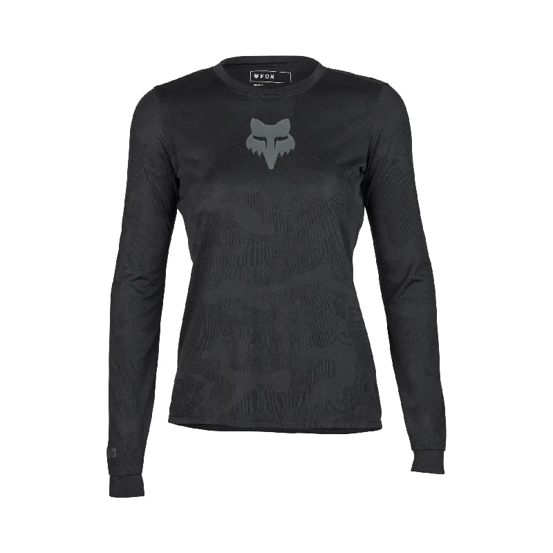 Long-Sleeve-Gothic-Fox Racing Ranger Tru Dri Long Sleeve MTB Jersey - Womens - Black - 2024