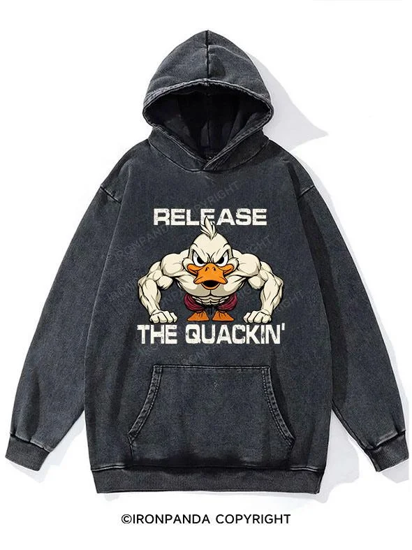 Hoodie-Heavyweight-Release The Quackin' Washed Gym Hoodie