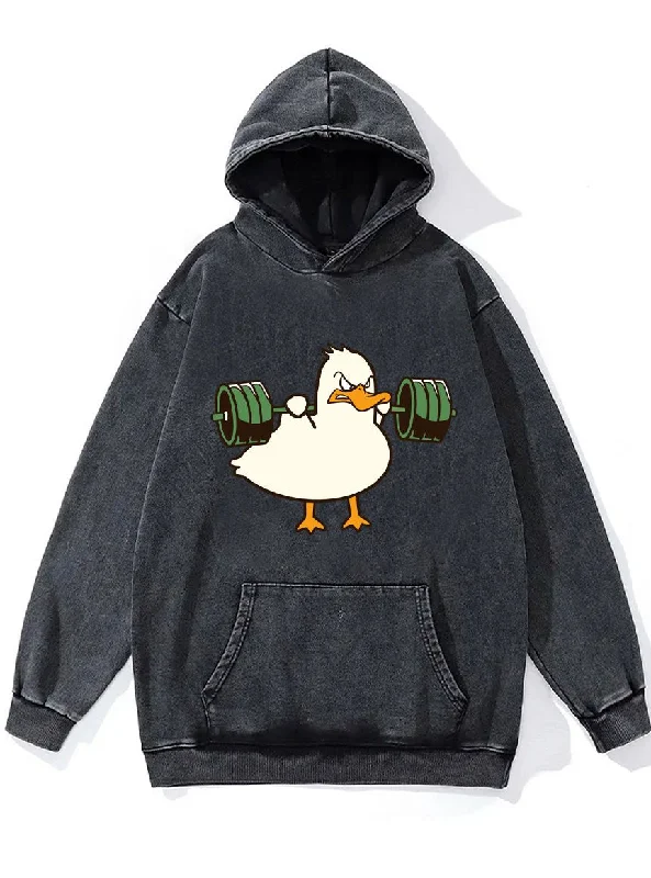 Hoodie-Hemp-SQUATTING DUCK Washed Gym Hoodie