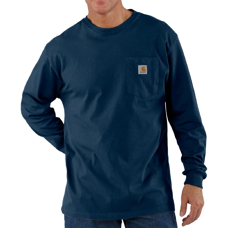 Long-Sleeve-Regular-Fit-Carhartt Men's Long Sleeve Pocket T-Shirt_Navy