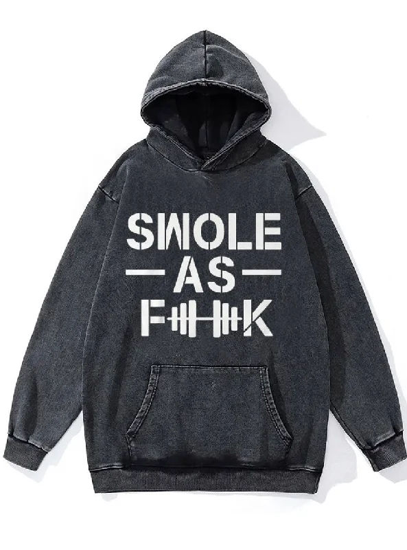 Hoodie-Thermo-Regulated-Swole As F()K Washed Gym Hoodie