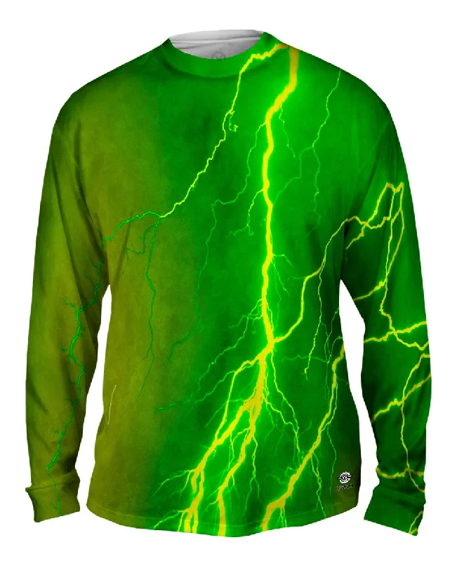 Long-Sleeve-Techwear-Lightning Storm Green Yellow