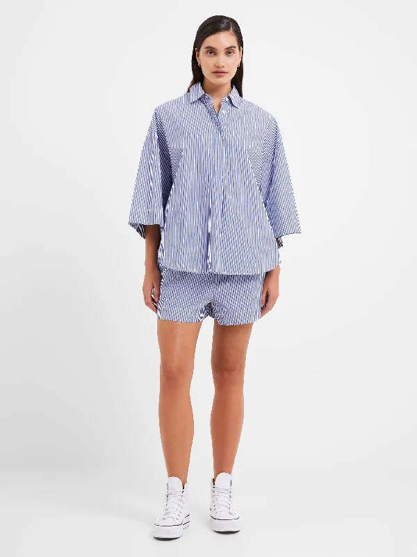 Shorts-Outdoor-Rhodes Poplin Stripe Pull-On Shorts