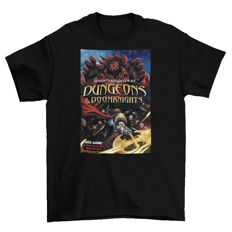 T-Shirt-DTG-Print-Dungeons & DoomKnights - T-Shirt