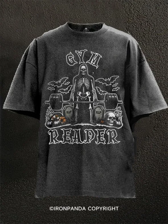 T-Shirt-Sustainable-GYM REAPER Washed Gym Shirt