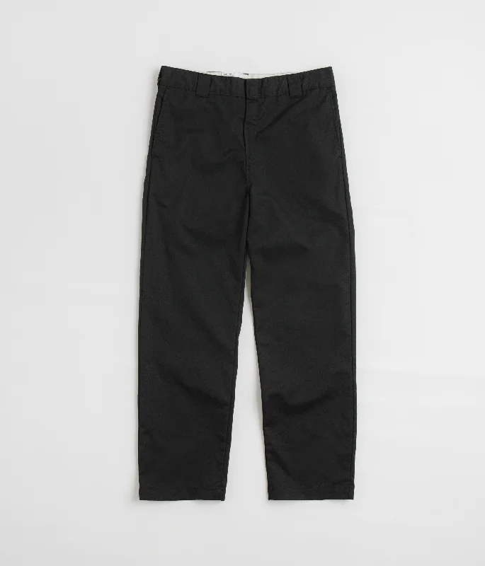 Pants-Flare-Carhartt Craft Pants - Black Rinsed