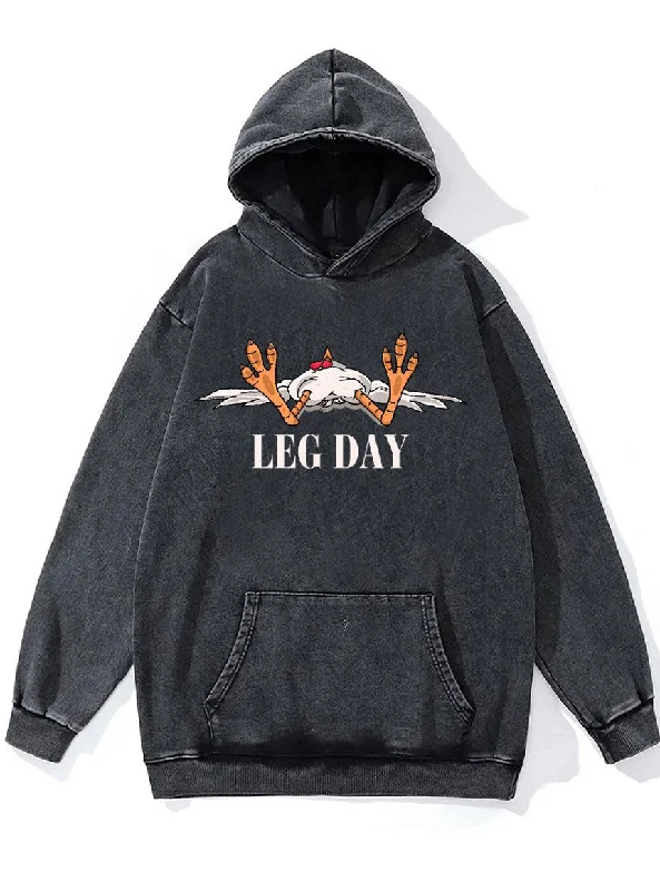 Hoodie-Sustainable-LEG DAY TIRED COCK Washed Gym Hoodie