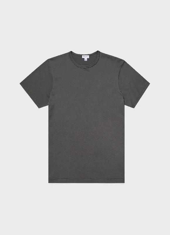 T-Shirt-Athletic-Men's Classic T-shirt in Charcoal