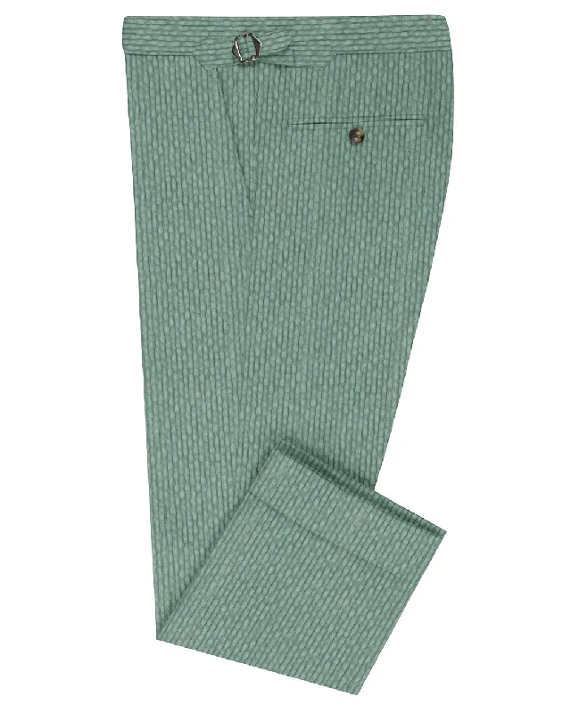 Pants-Training-Modrone Corduroy Seersucker Light Green -8 Wale