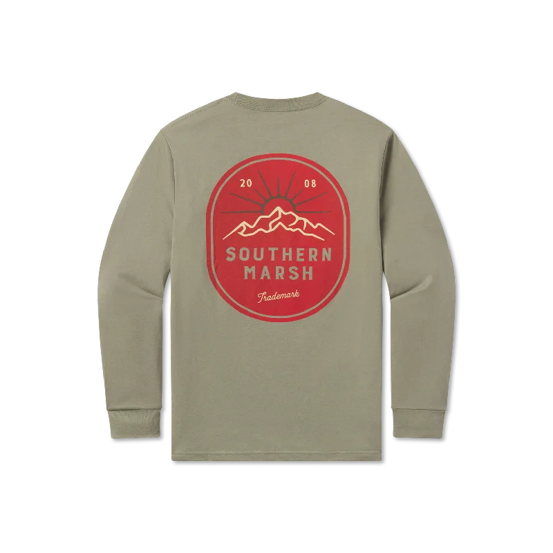 Long-Sleeve-All-Season-Branding Collection Tee - Mountain Rise - Long Sleeve