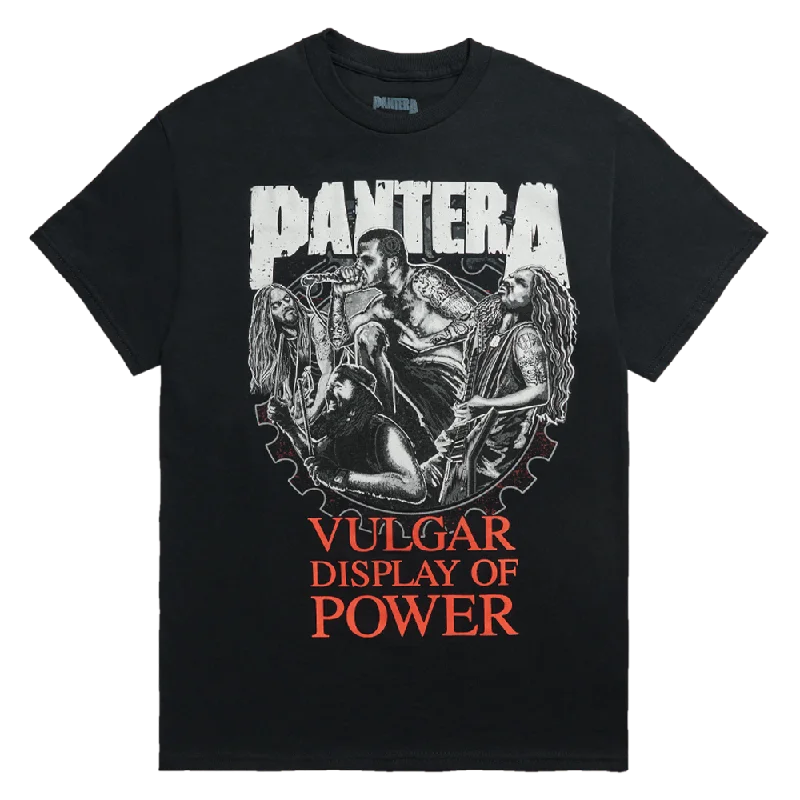 T-Shirt-Camping-Vulgar Display of Power Band Illustration T-Shirt