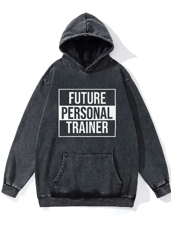 Hoodie-Travel-future personal trainer Washed Gym Hoodie