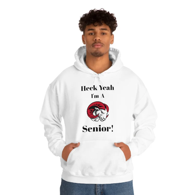 Hoodie-Quick-Dry-Heck Yeah I'm A WSSU Senior Unisex Heavy Blend™ Hooded Sweatshirt