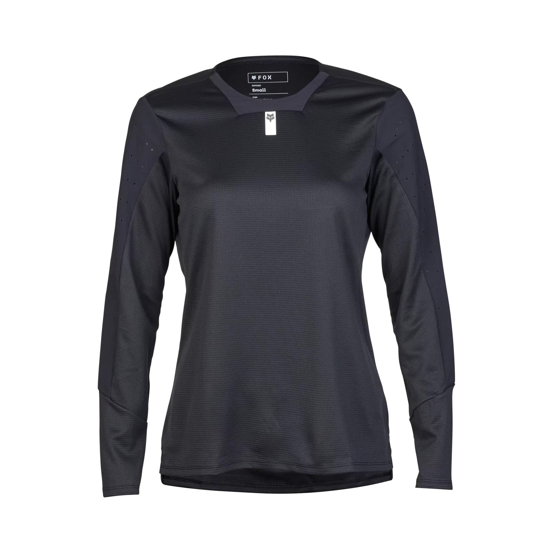 Long-Sleeve-Blue-Fox Racing Defend Long Sleeve MTB Jersey - Womens - Black