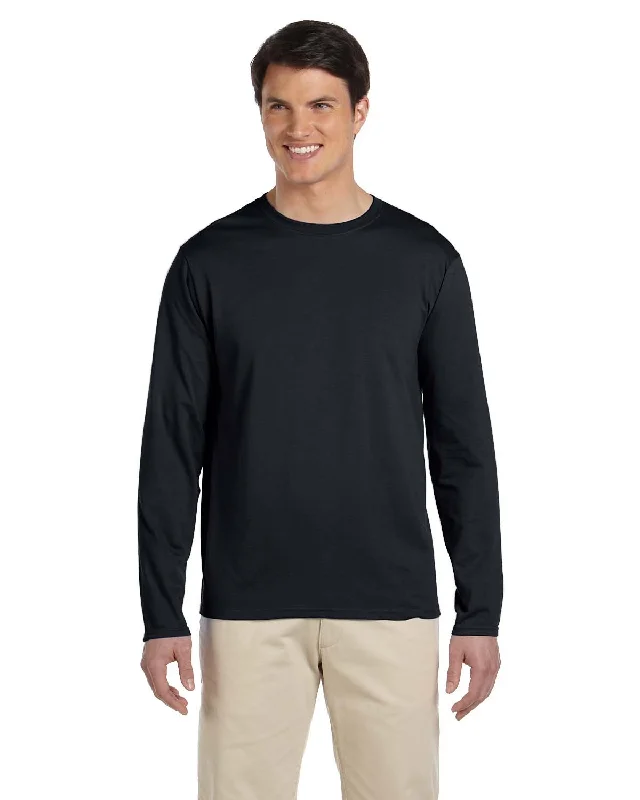 T-Shirt-School-Gildan G644 Adult Softstyle Long-Sleeve T-Shirt