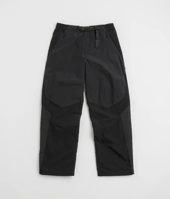 Pants-Drawstring-Purple Mountain Observatory Blocked Terrain Pants - Black