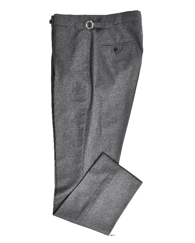 Pants-Waterproof-EThomas Wool Cashmere: Ash Mini Twill