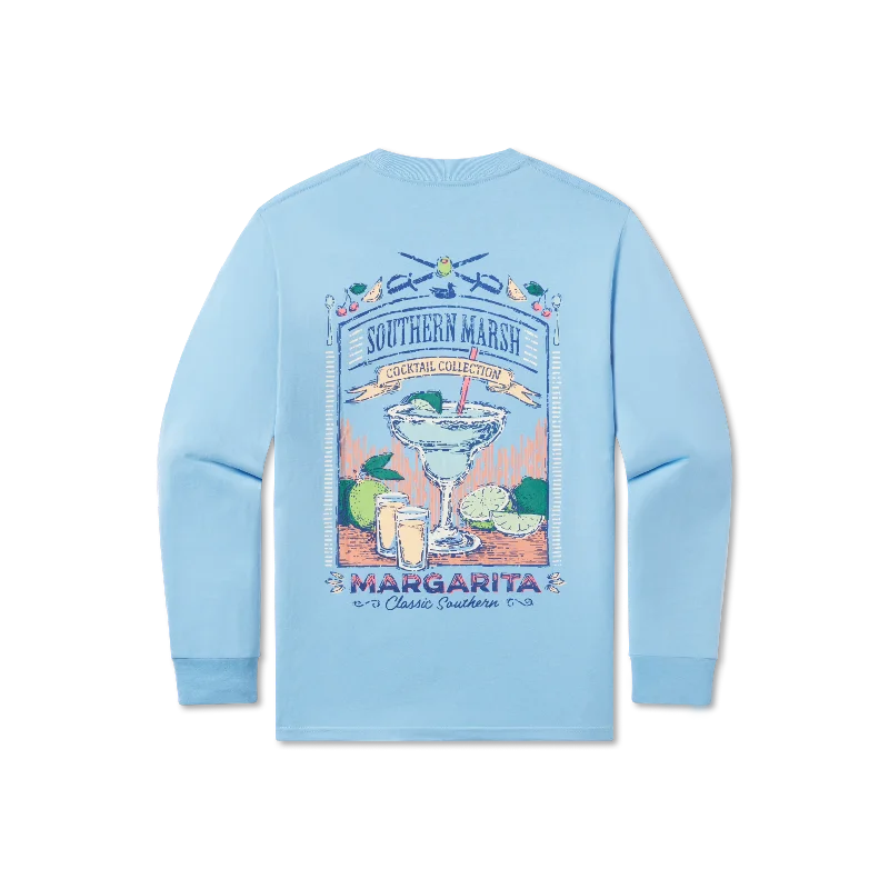 Long-Sleeve-Oversized-Cocktail Tee - Margarita - Long Sleeve