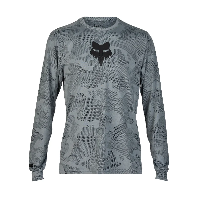 Long-Sleeve-Streetwear-Fox Racing Ranger Tru Dri Long Sleeve MTB Jersey - Cool Gray