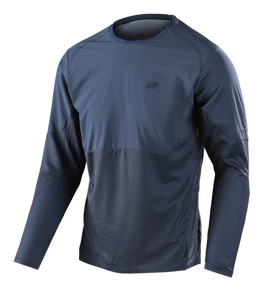 Long-Sleeve-Urban-Style-Troy Lee Designs Drift Long Sleeve MTB Jersey - Dark Charcoal - 2023