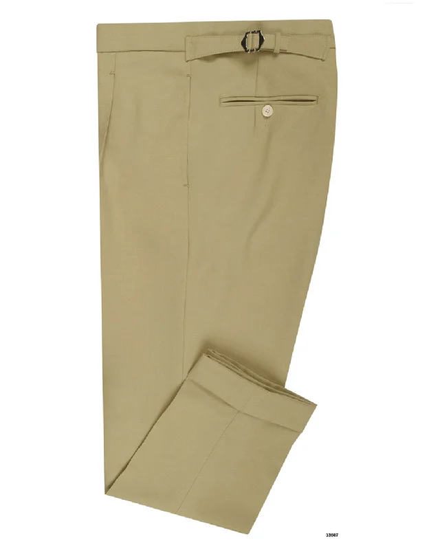 Pants-Casual-Mushroom Khaki Twill