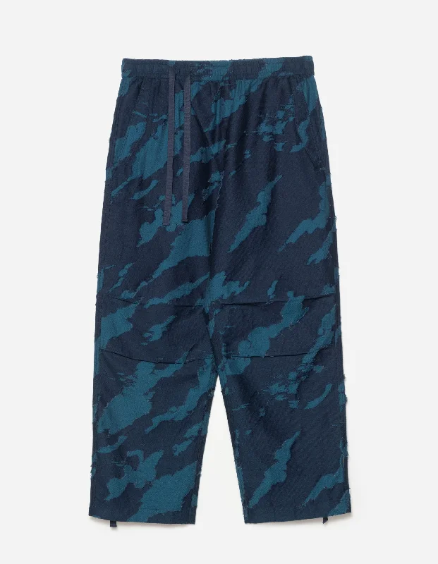 Pants-Waterproof-6062 Bonsai Loose Track Pants Indigo