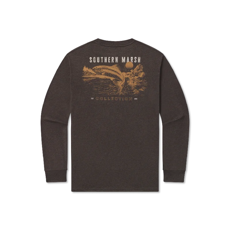 Long-Sleeve-Boho-Trout of Water - Long Sleeve Tee