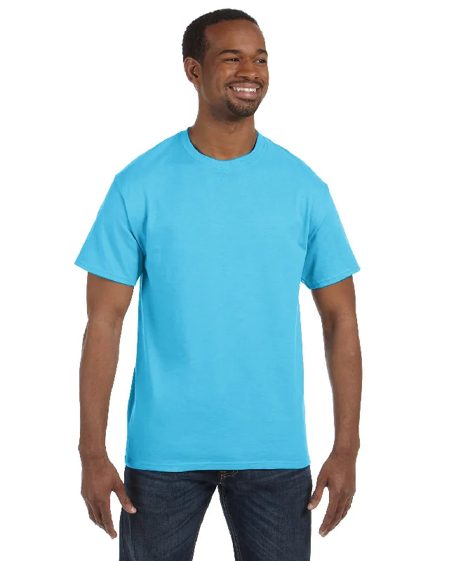 T-Shirt-Henley-Hanes 5250T Men's Authentic-T T-Shirt