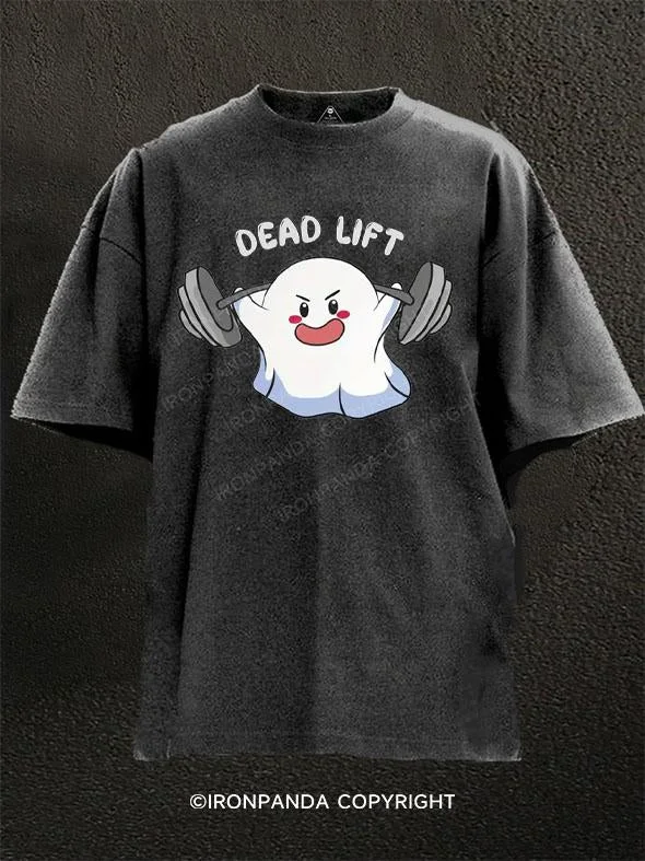 T-Shirt-Surfing-Dead Lift Ghost Washed Gym Shirt