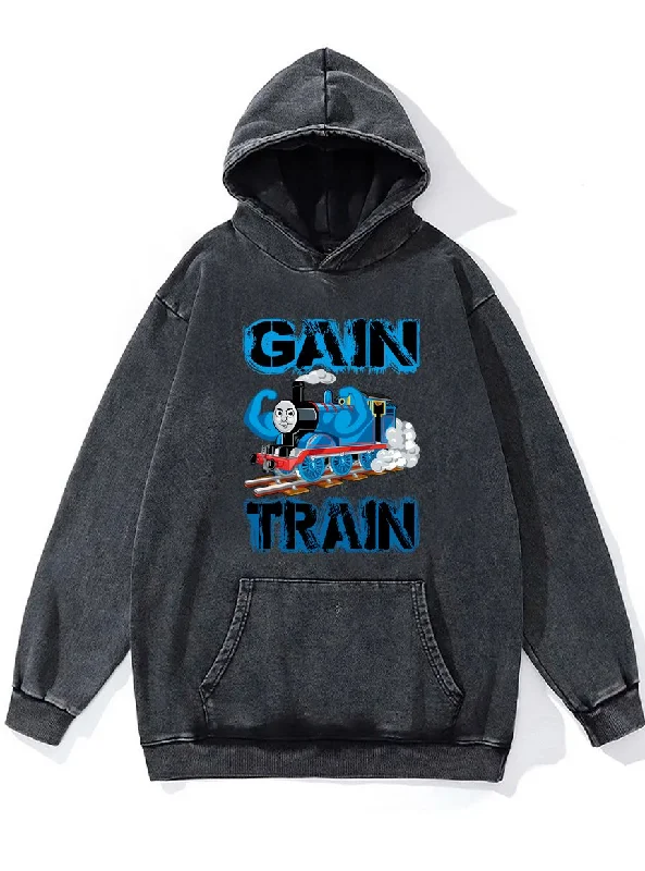 Hoodie-Couple-GAIN TRAIN TANK ENGINE Washed Gym Hoodie