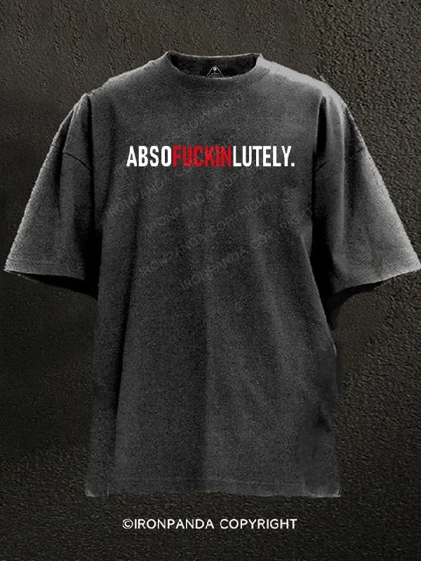 T-Shirt-Organic-Abso Fuckinlutely Washed Gym Shirt