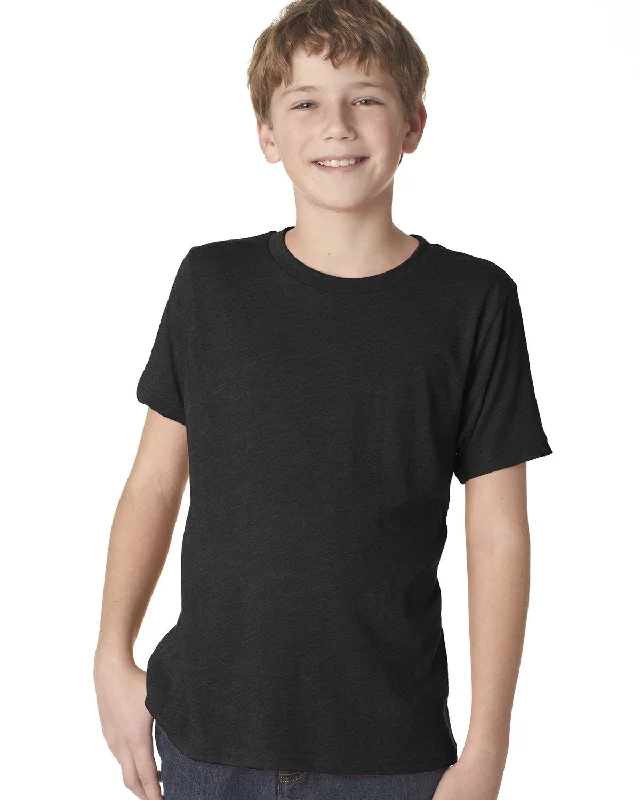 T-Shirt-Logo-Next Level N6310 Youth Triblend Crew