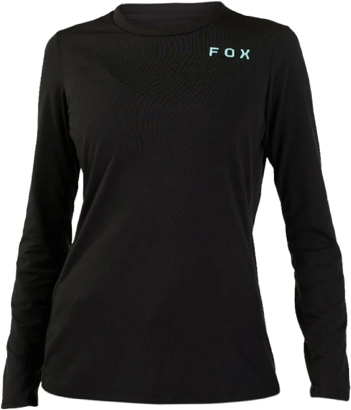 Long-Sleeve-Bamboo-Fox Racing Ranger Race Long Sleeve MTB Jersey - Womens - Black