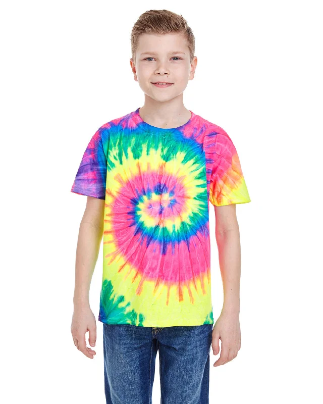 T-Shirt-Daily-Wear-Tie-Dye CD100Y Youth 5.4 oz. 100% Cotton T-Shirt