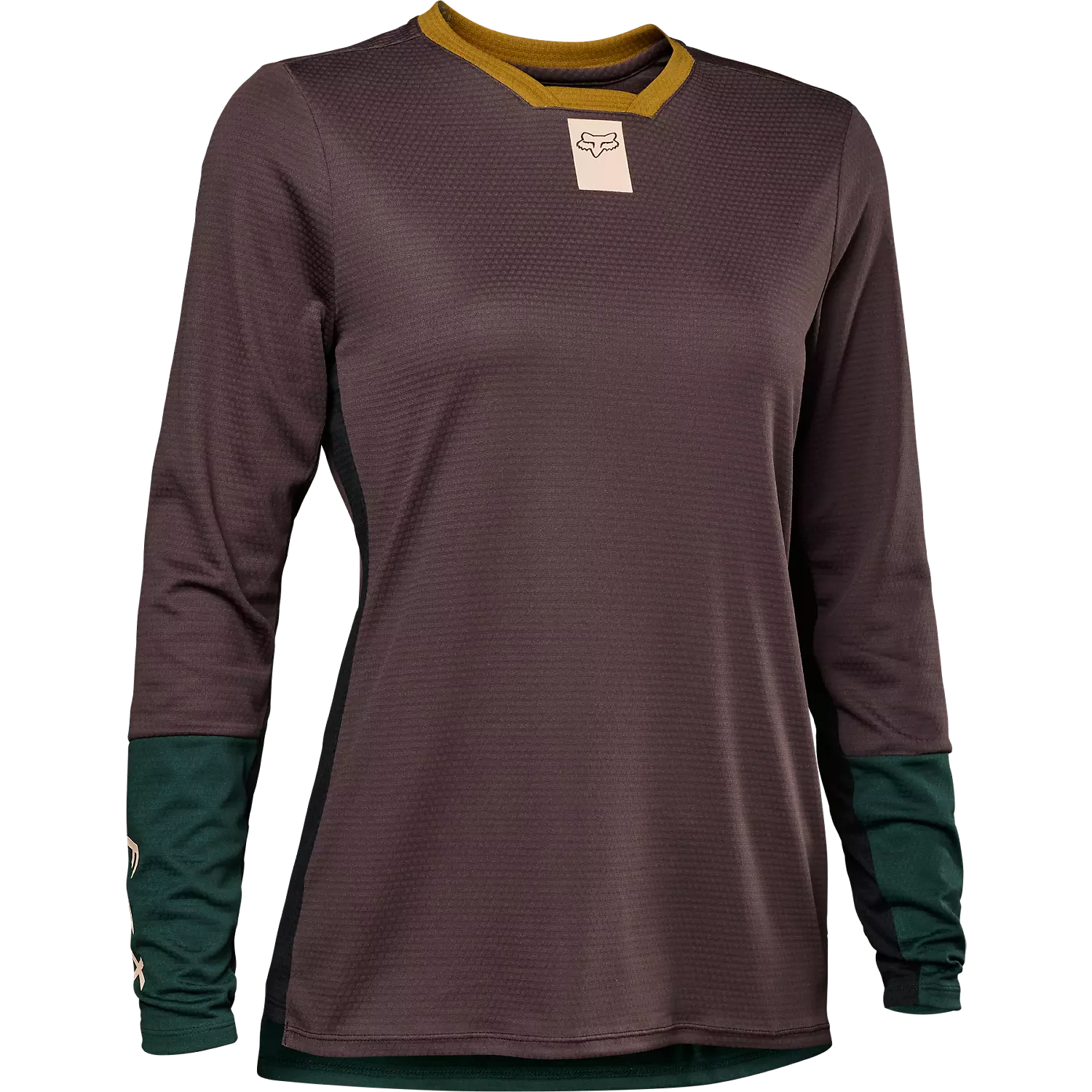 Long-Sleeve-Washable-Fox Racing Defend Long Sleeve MTB Jersey - Womens - Rootbeer