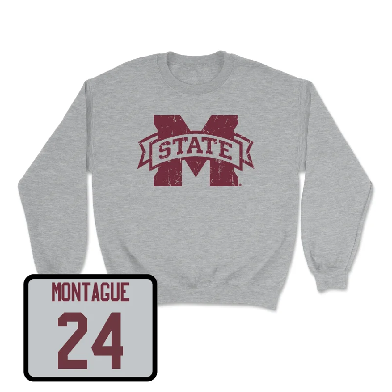 Long-Sleeve-Daily-Wear-Sport Grey Women's Basketball Classic Crew - Quanirah Montague