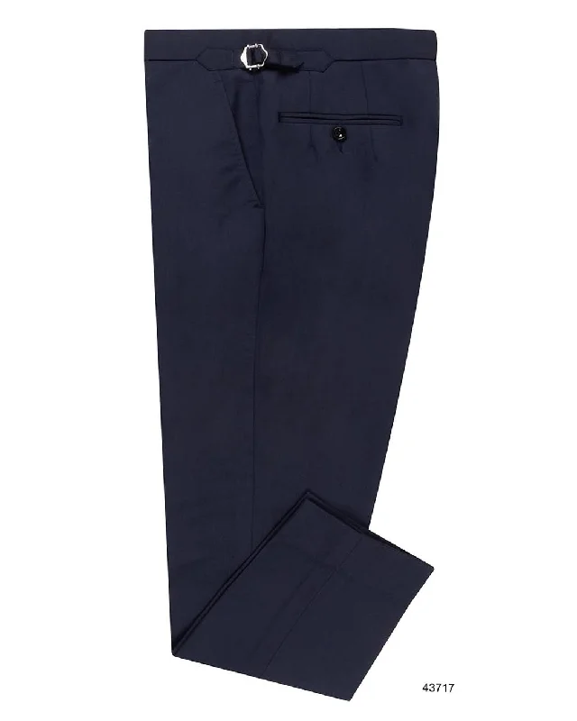 Pants-Soft-VBC: Navy Tropical Wool Mohair