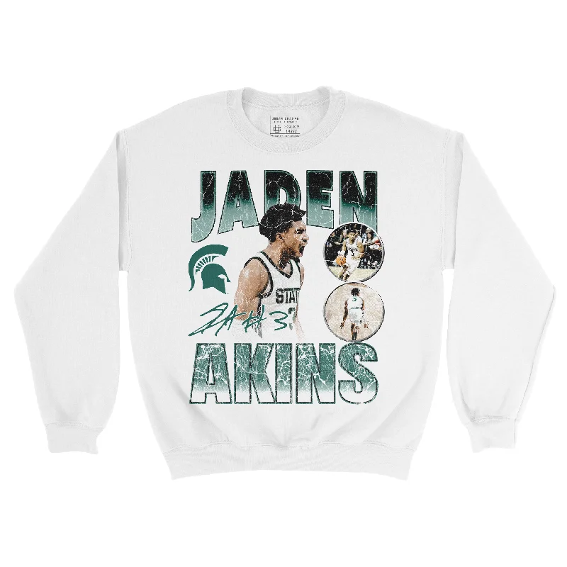 Long-Sleeve-Soft-EXCLUSIVE RELEASE: Jaden Akins 90s White Crew