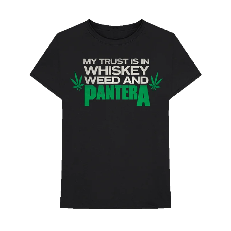 T-Shirt-Classic-Pantera Whiskey Weed T-Shirt