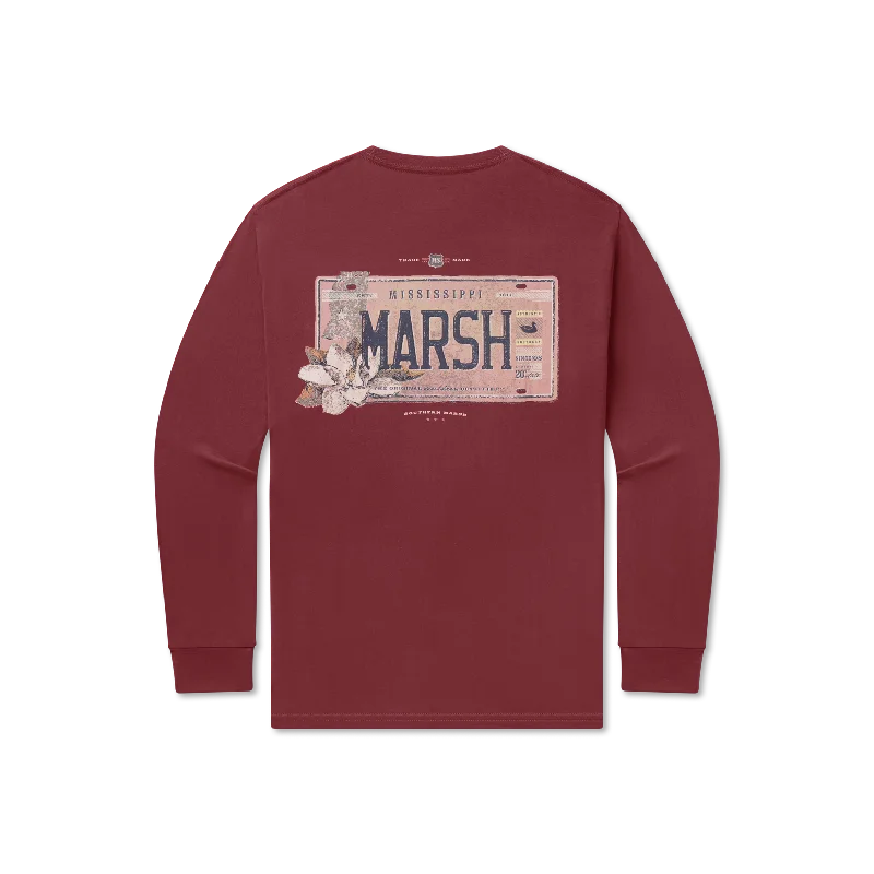 Long-Sleeve-Warm-Backroads Collection Tee - Mississippi - Long Sleeve