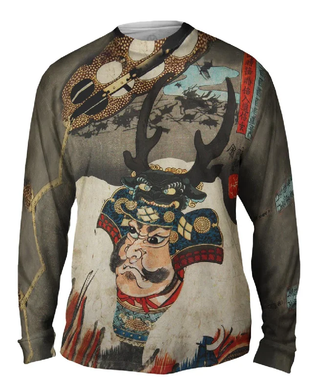 Long-Sleeve-Gothic-Japan -"Samurai Japanese Print"