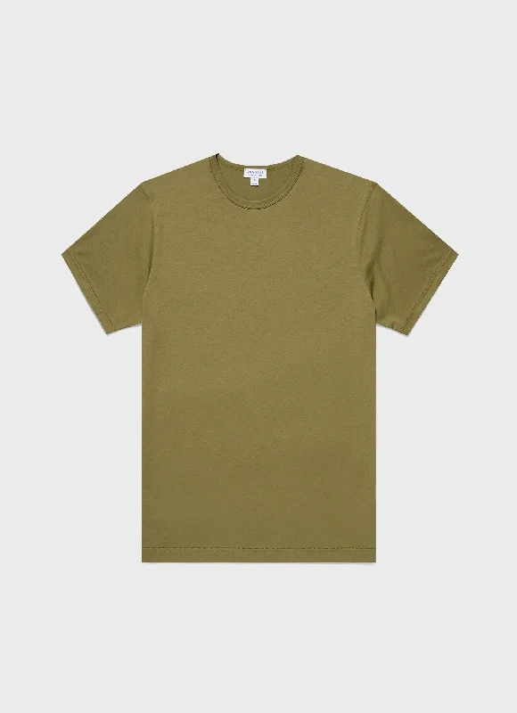 T-Shirt-Unisex-Men's Classic T-shirt in Matcha Green