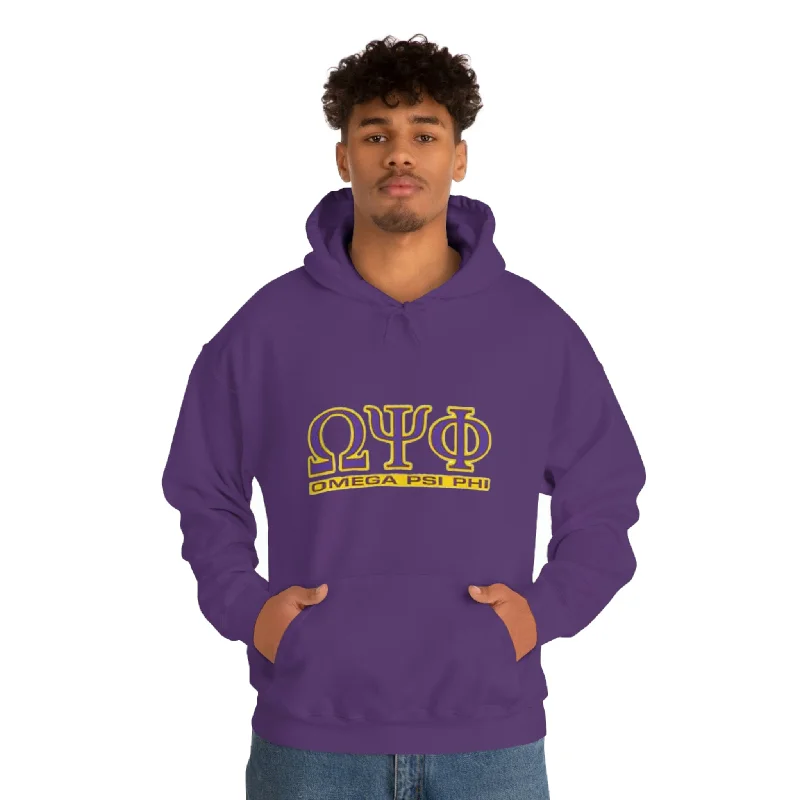 Hoodie-Surfing-Omega Psi Phi Unisex Heavy Blend™ Hooded Sweatshirt