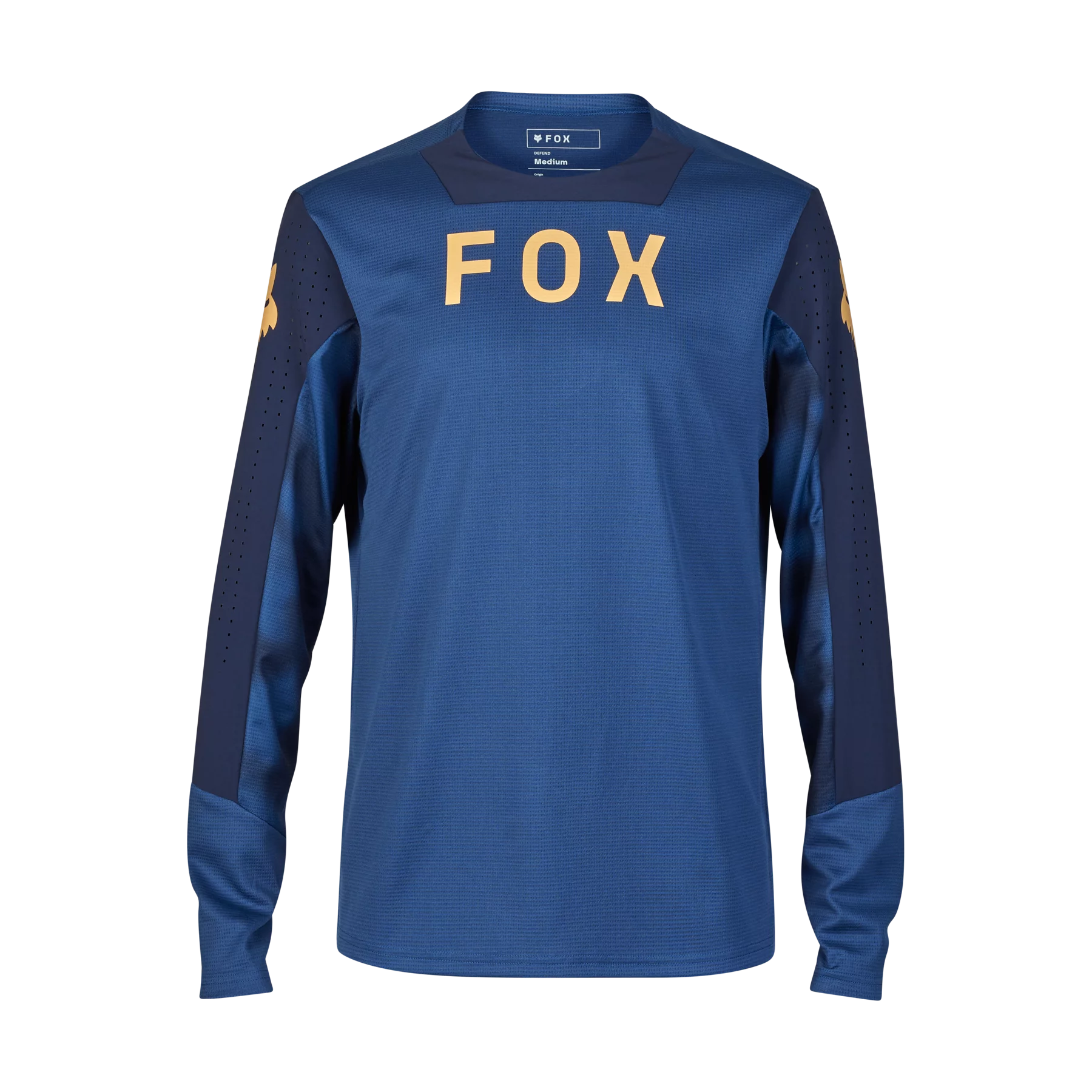 Long-Sleeve-Purple-Fox Racing Defend Long Sleeve MTB Jersey - Taunt - Indigo