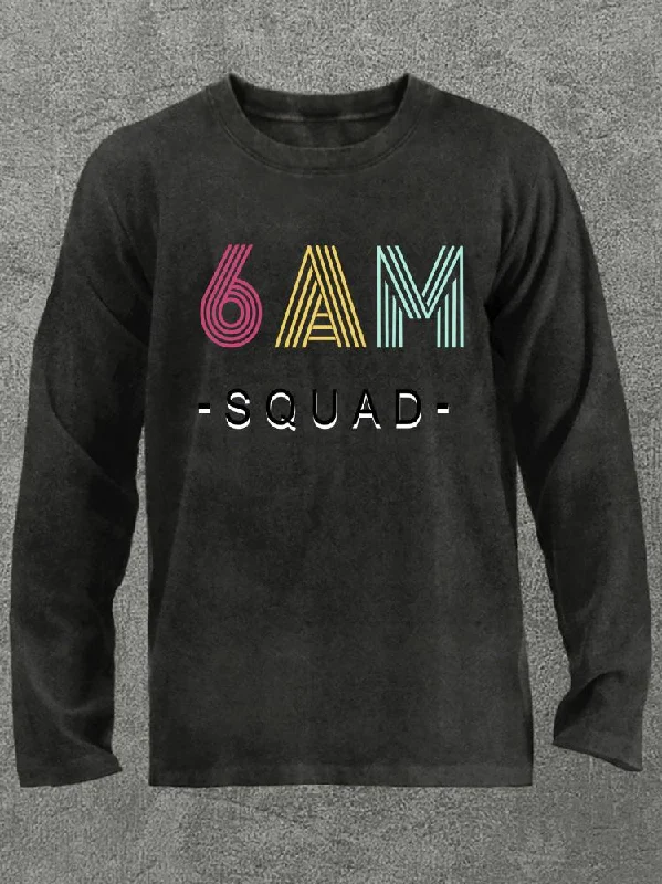 Long-Sleeve-White-6 AM Squad Washed Gym Long Sleeve Shirt