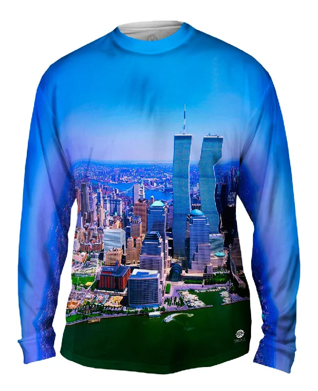 Long-Sleeve-Striped-Twin Towers Nyc