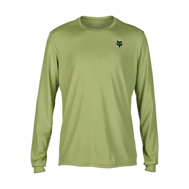 Long-Sleeve-Skateboarding-Fox Racing Ranger Long Sleeve MTB Jersey - Wayfaring - Pale Green