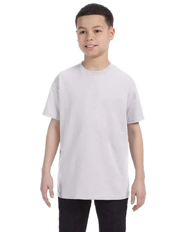 T-Shirt-Stretch-Hanes 54500 Youth Authentic-T T-Shirt