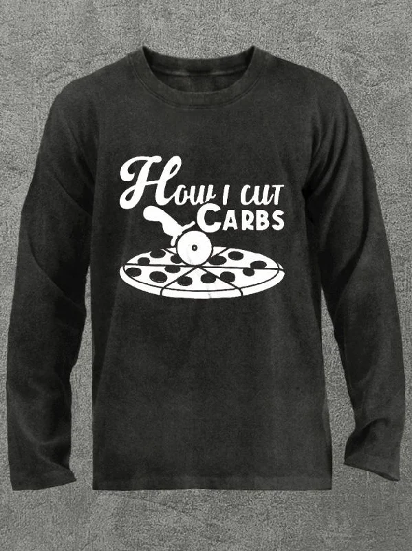 Long-Sleeve-Hemp-how I cut carbs Washed Gym Long Sleeve Shirt