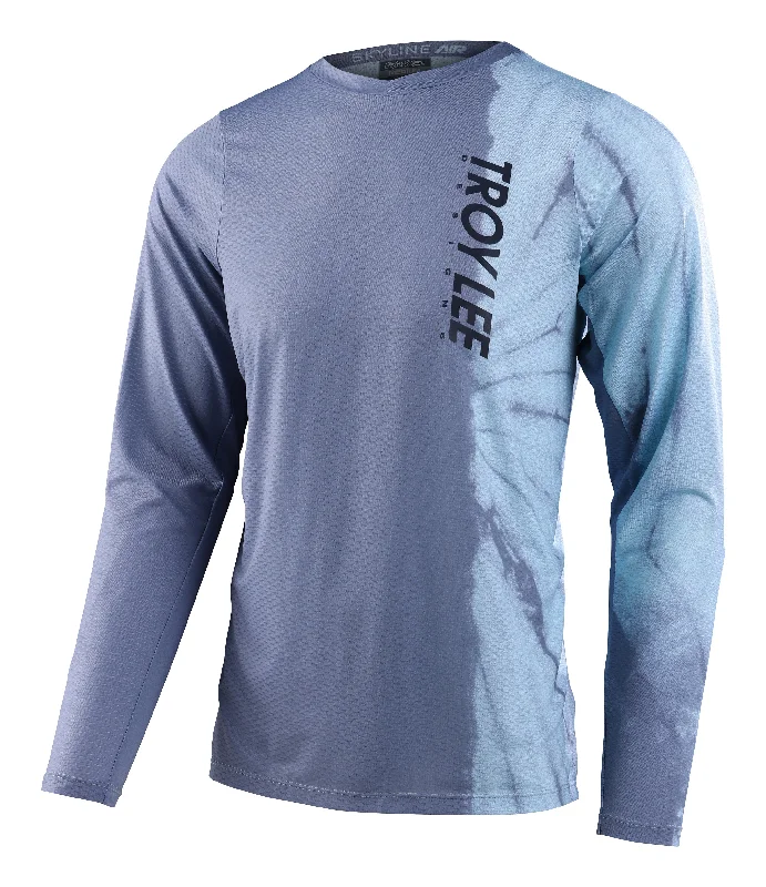 Long-Sleeve-Daily-Wear-Troy Lee Designs Skyline Air Long Sleeve MTB Jersey - Half Dye - Windward - 2023